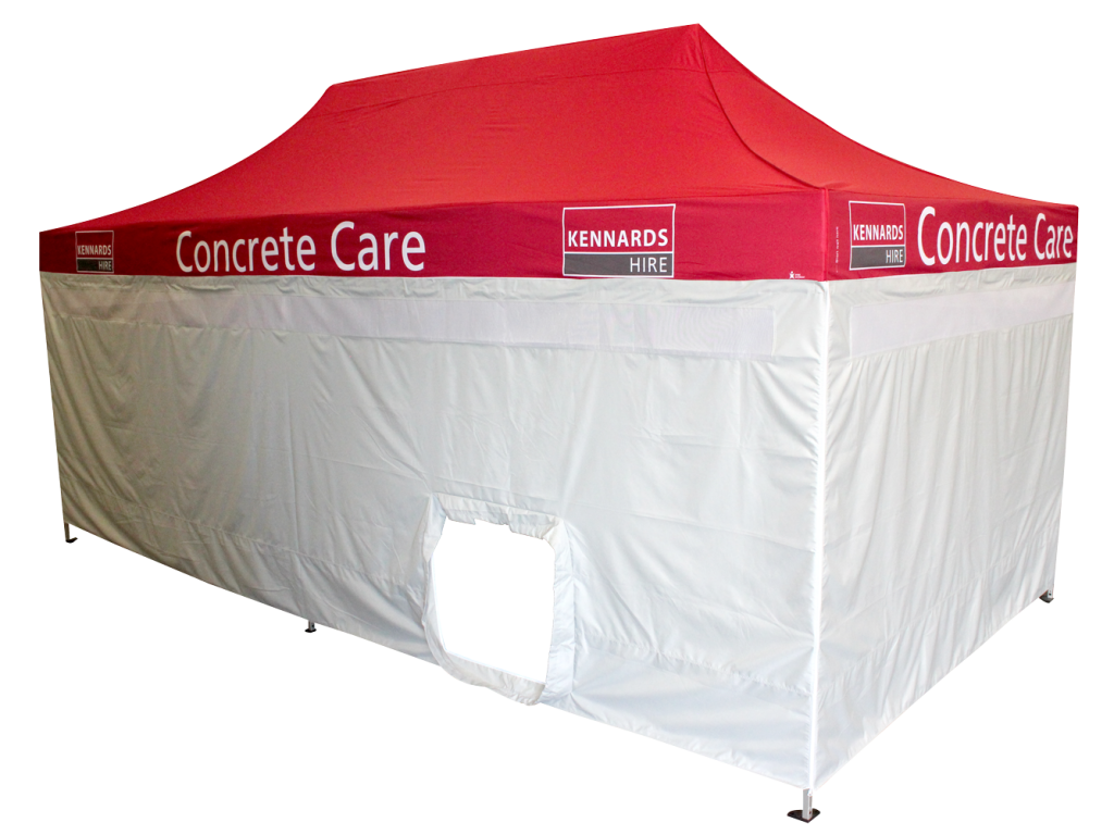 Branded Dust Extraction Tent