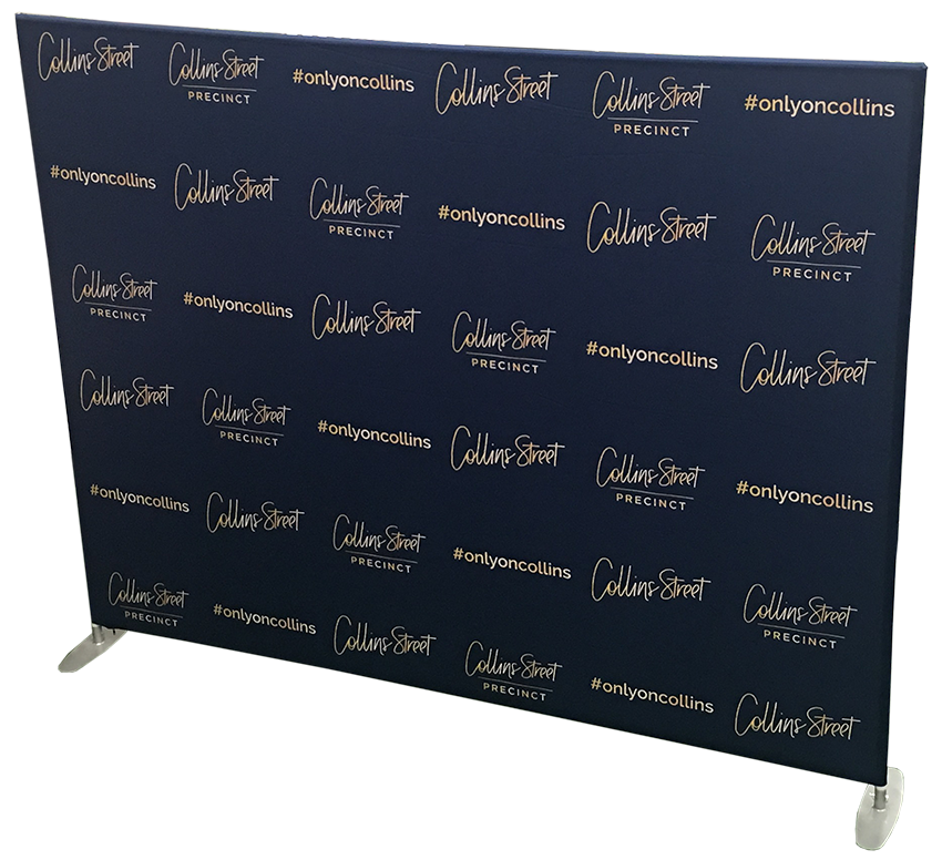 Media wall for event photographs