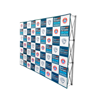 Pop Up Single Sided Media Wall - 3.0m x 2.25m