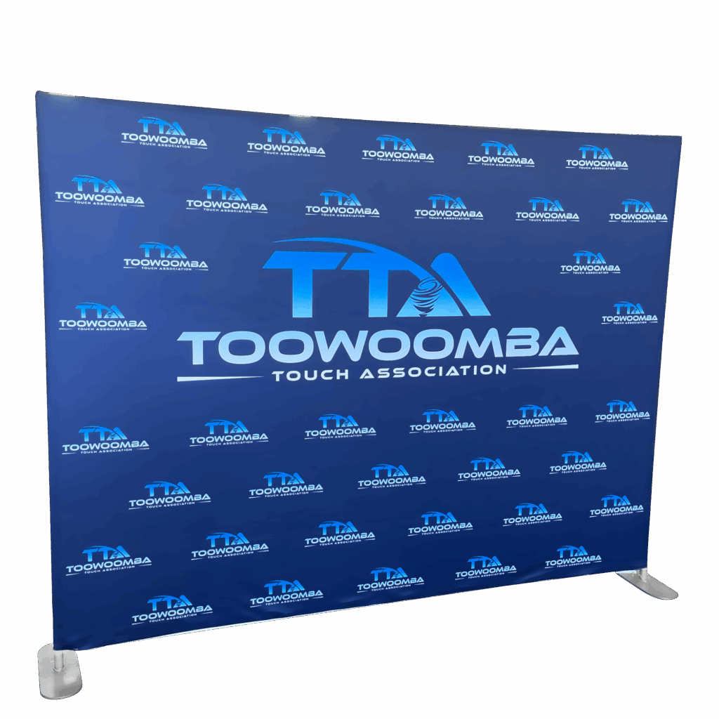 F-Tube DOUBLE-SIDED Media Wall with Frame and Carry Bag