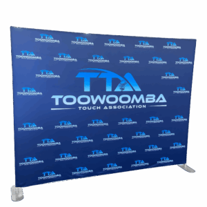 F-Tube Double Sided Media Wall with Frame and Carry Bag