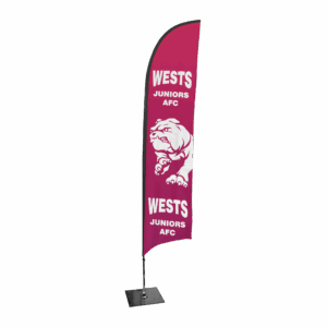 Feather Flag with Double Sided Print with Pole & Carry Bag
