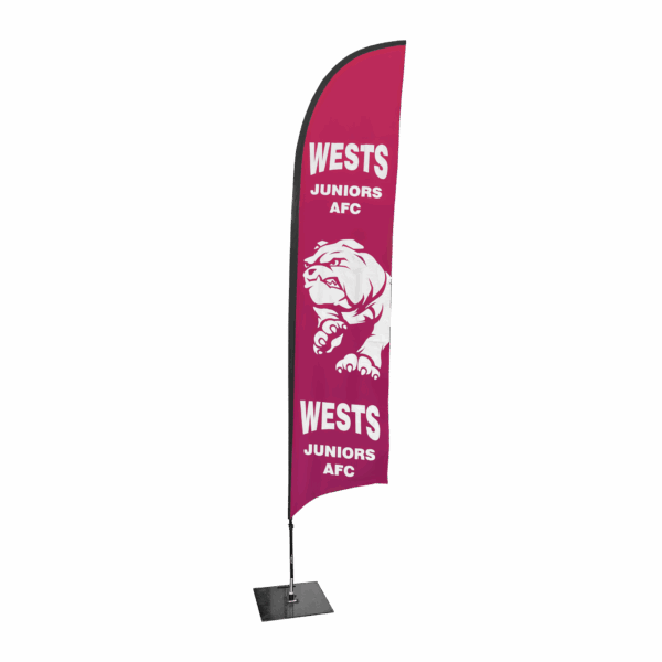 Feather Flag with Double Sided Print with Pole & Carry Bag