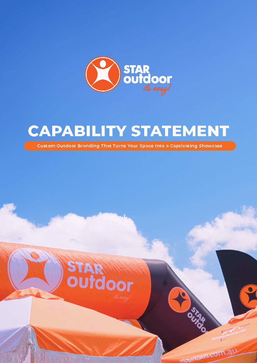 Star Outdoor Capability Statement cover