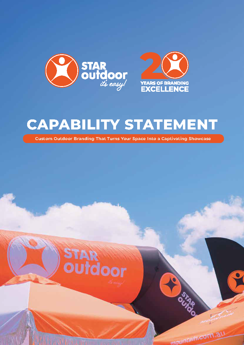 Star Outdoor Capability Statement cover